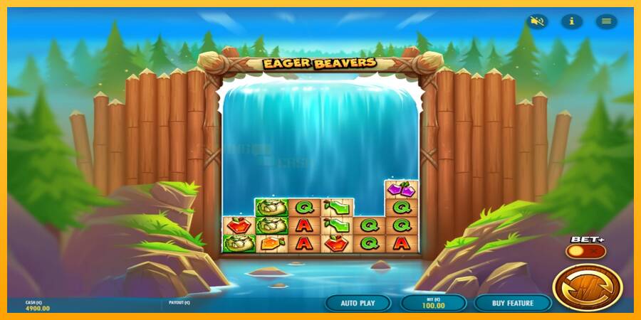 Eager Beavers игрална машина за пари, снимка 2