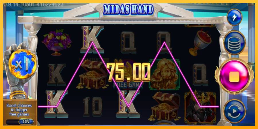 Midas Hand игрална машина за пари, снимка 2