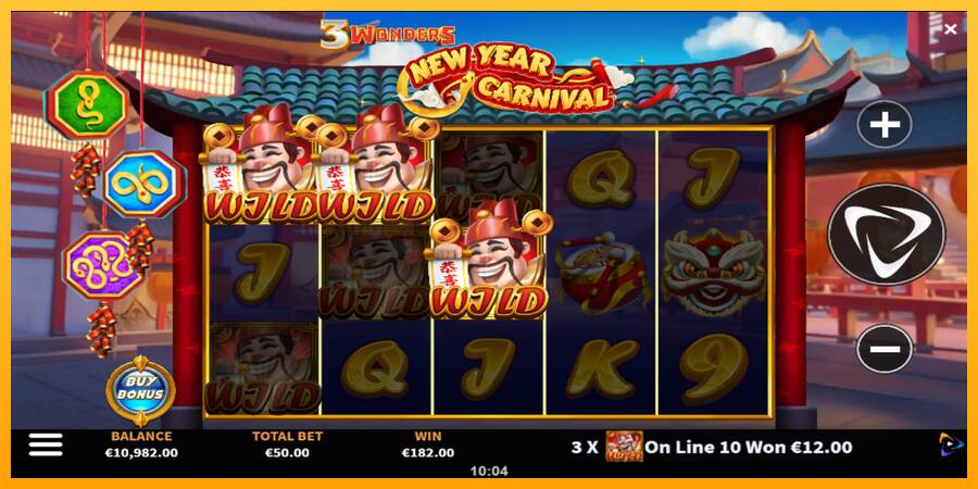 3 Wonders New Year Carnival игрална машина за пари, снимка 3