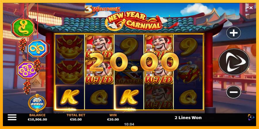 3 Wonders New Year Carnival игрална машина за пари, снимка 4