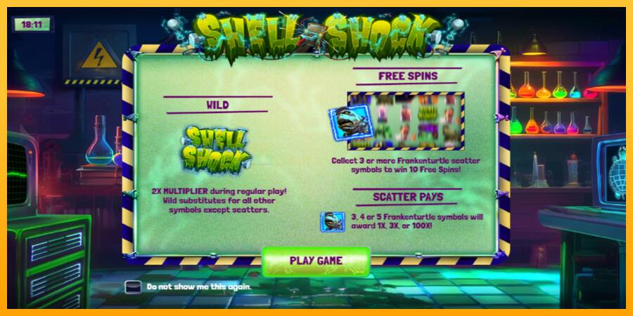 Shell Shock игрална машина за пари, снимка 1