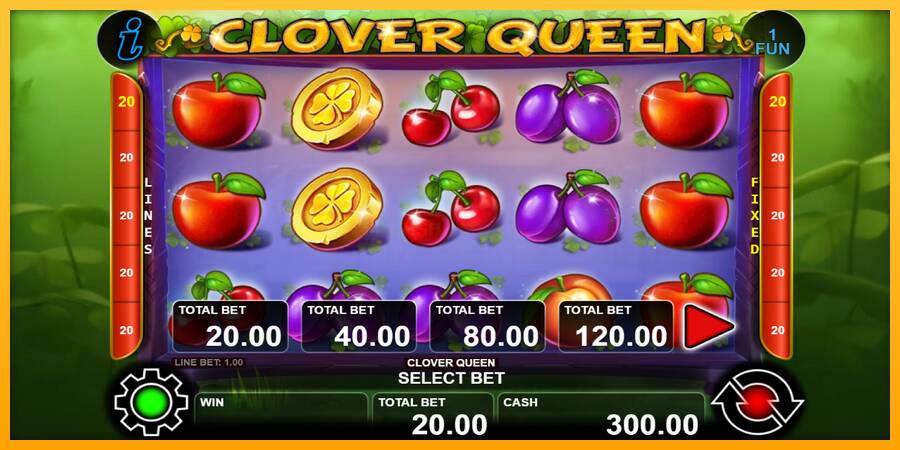 Clover Queen игрална машина за пари, снимка 1