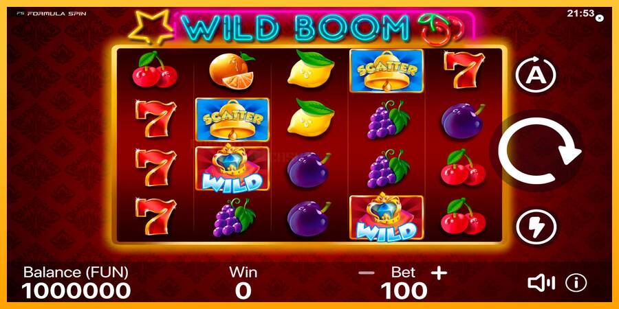 Wild Boom игрална машина за пари, снимка 1