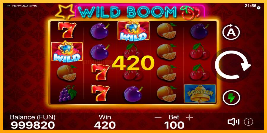 Wild Boom игрална машина за пари, снимка 2