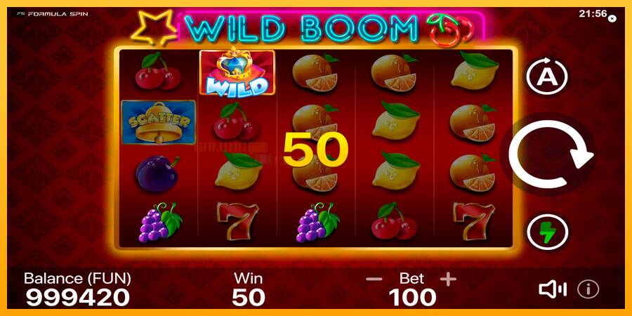 Wild Boom игрална машина за пари, снимка 5