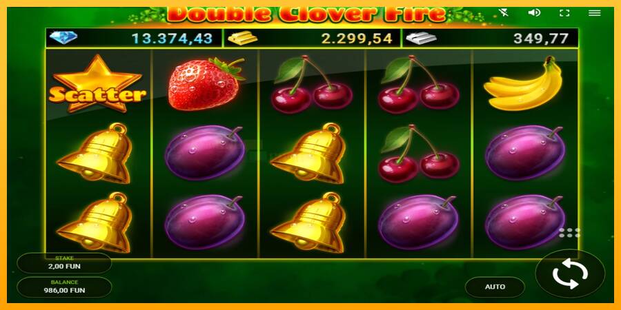 Double Clover Fire игрална машина за пари, снимка 2