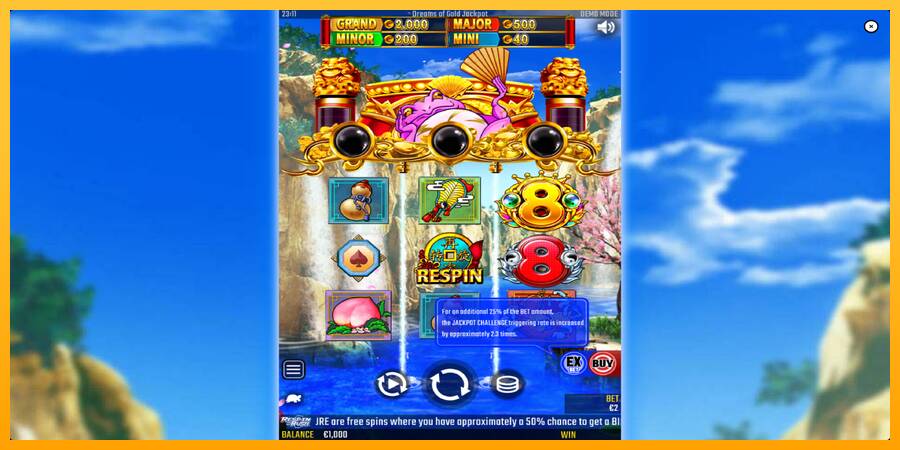 Dreams of Gold Jackpot игрална машина за пари, снимка 2