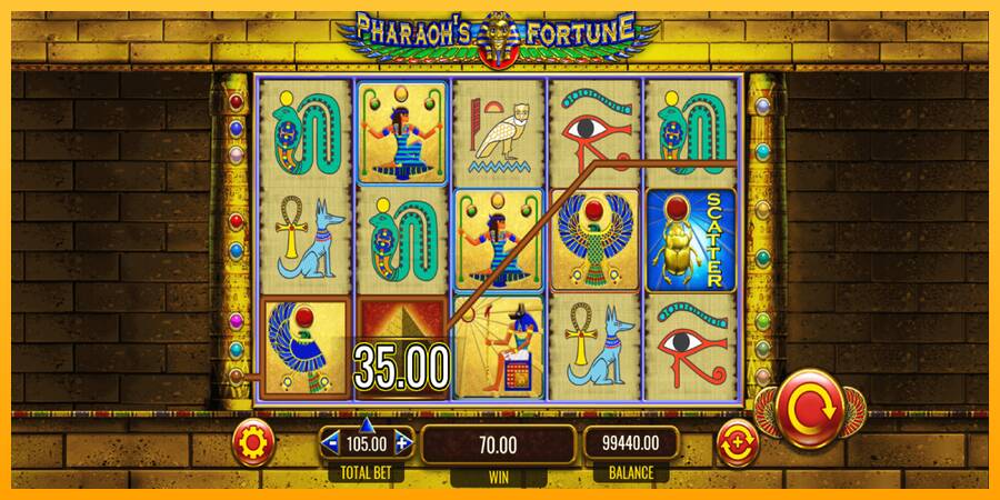 Pharaohs Fortune игрална машина за пари, снимка 3