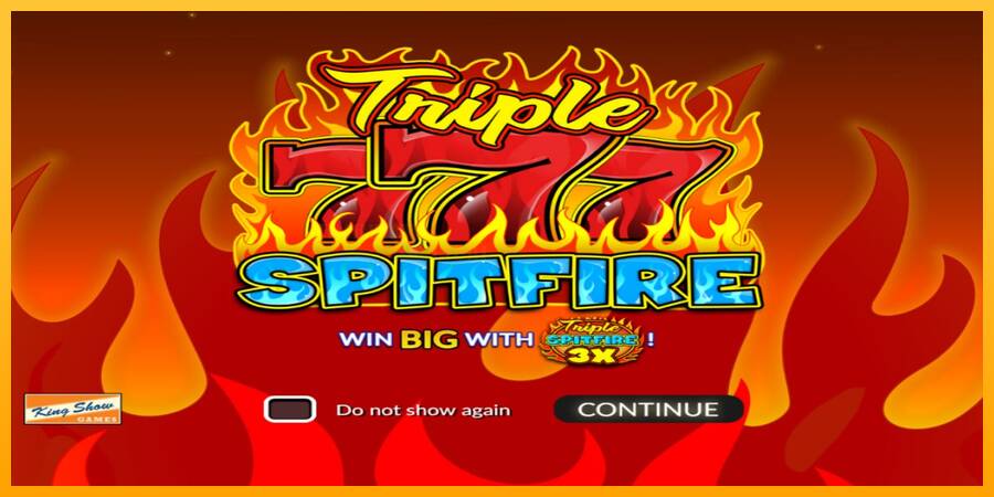 Triple 777 Spitfire игрална машина за пари, снимка 1