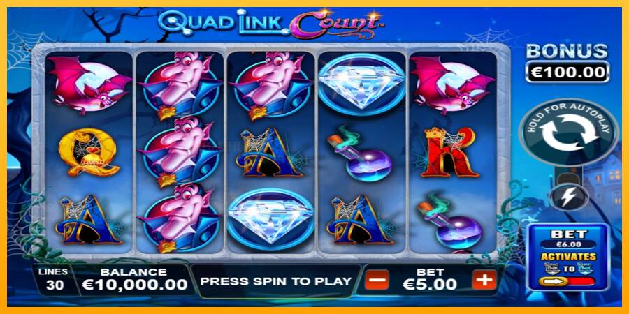 Quad Link: Count игрална машина за пари, снимка 1