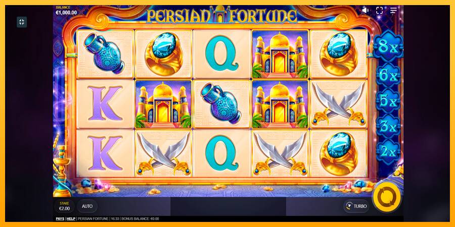 Persian Fortune игрална машина за пари, снимка 6