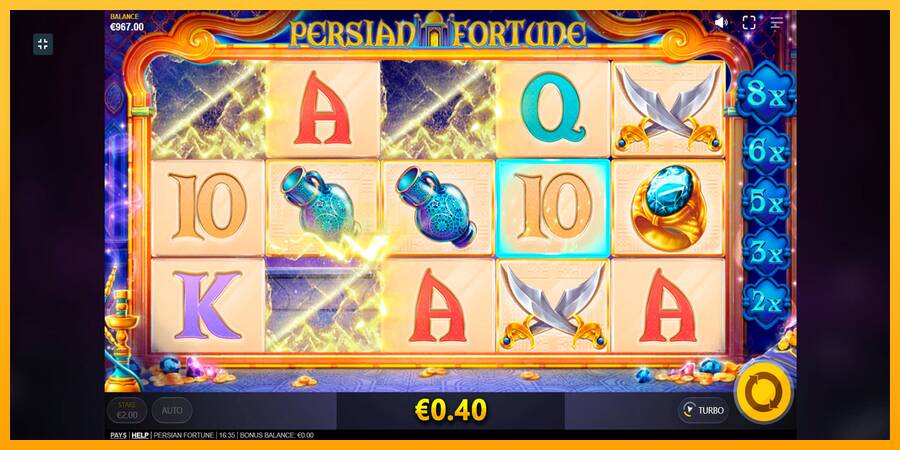 Persian Fortune игрална машина за пари, снимка 9