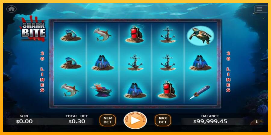 Shark Bite игрална машина за пари, снимка 1