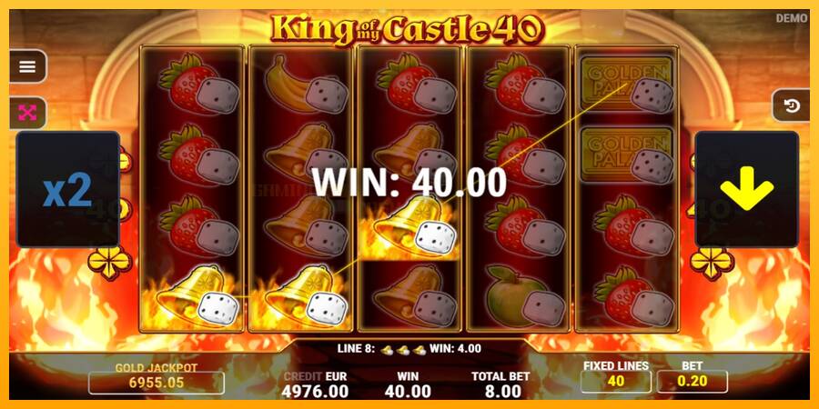 King of My Castle 40 игрална машина за пари, снимка 3