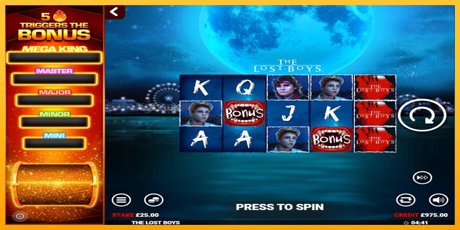 The Lost Boys Rapid Fire Jackpots игрална машина за пари, снимка 1