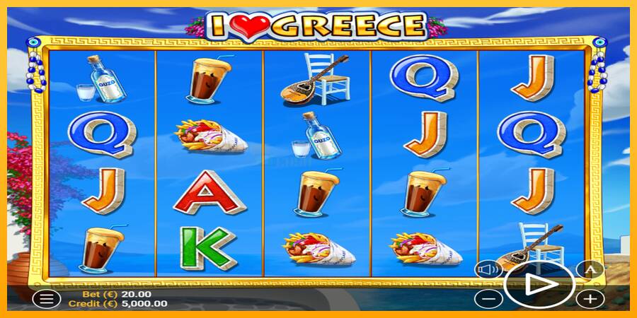 I Love Greece игрална машина за пари, снимка 2