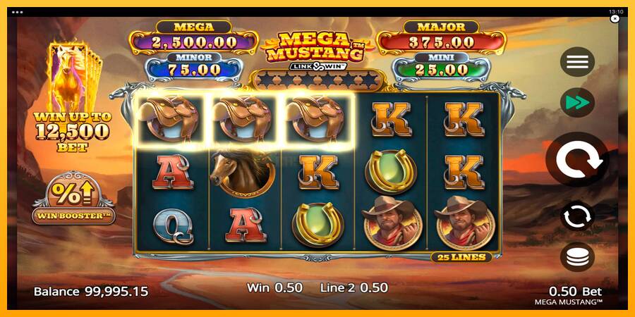 Mega Mustang игрална машина за пари, снимка 3