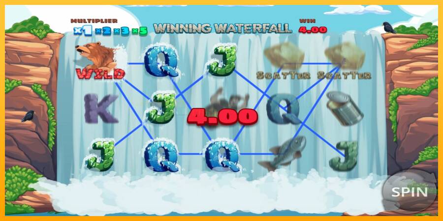 Winning Waterfall игрална машина за пари, снимка 3