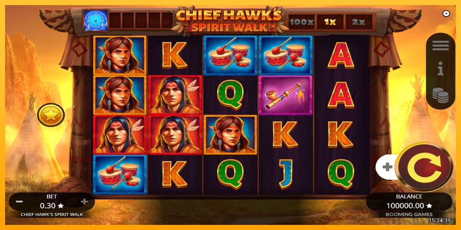 Chief Hawk’s Spirit Walk игрална машина за пари, снимка 2