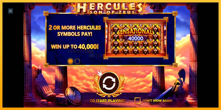 Hercules Son of Zeus игрална машина за пари, снимка 1