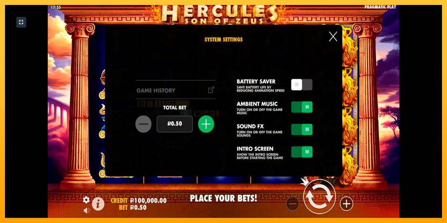 Hercules Son of Zeus игрална машина за пари, снимка 2