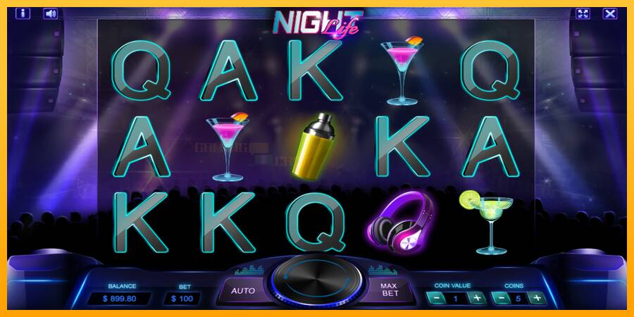 Night Life игрална машина за пари, снимка 1