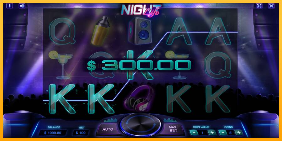 Night Life игрална машина за пари, снимка 2