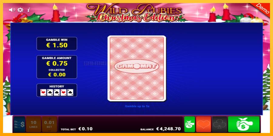 Wild Rubies Сhristmas Edition игрална машина за пари, снимка 5