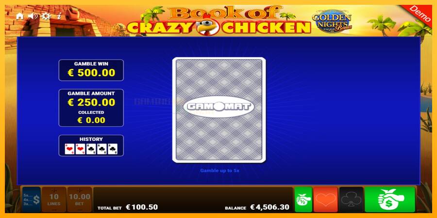 Book of Crazy Chicken Golden Nights игрална машина за пари, снимка 5