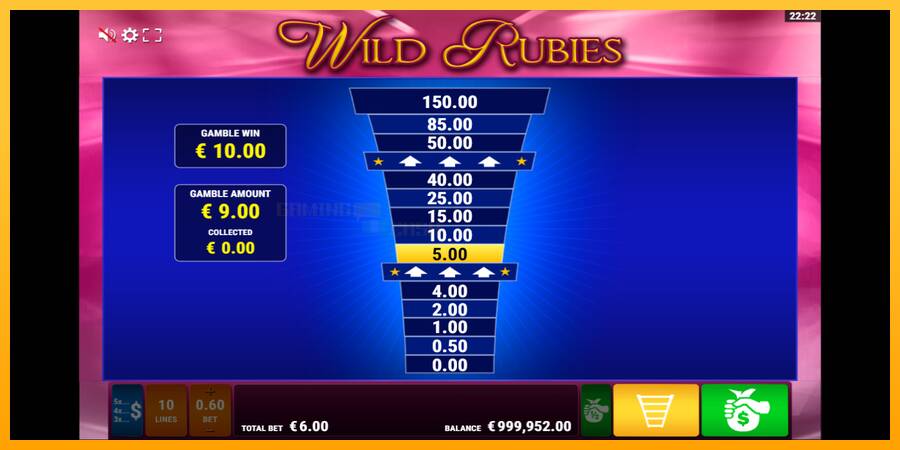 Wild Rubies игрална машина за пари, снимка 6