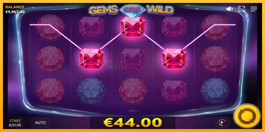 Gems Gone Wild игрална машина за пари, снимка 3