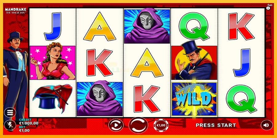 Mandrake the Magician игрална машина за пари, снимка 2