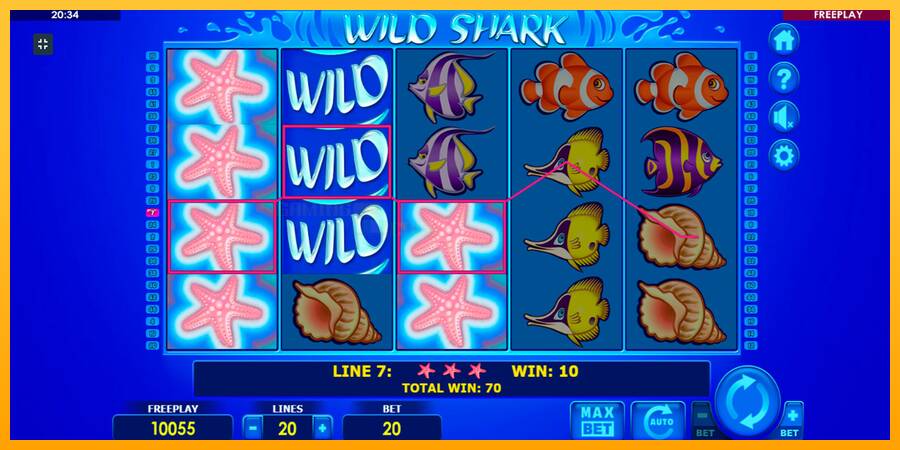 Wild Shark игрална машина за пари, снимка 3