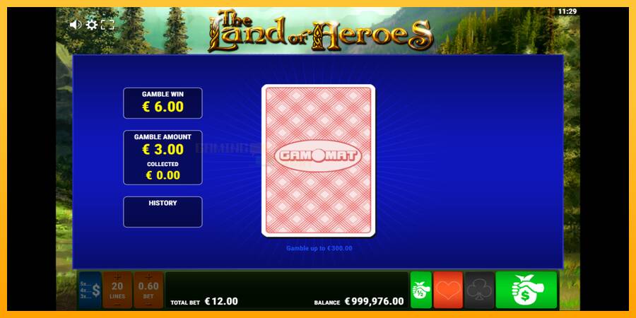 The Land of Heroes игрална машина за пари, снимка 4