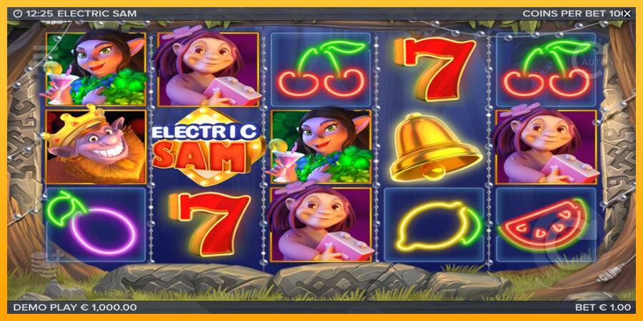 Electric Sam игрална машина за пари, снимка 2