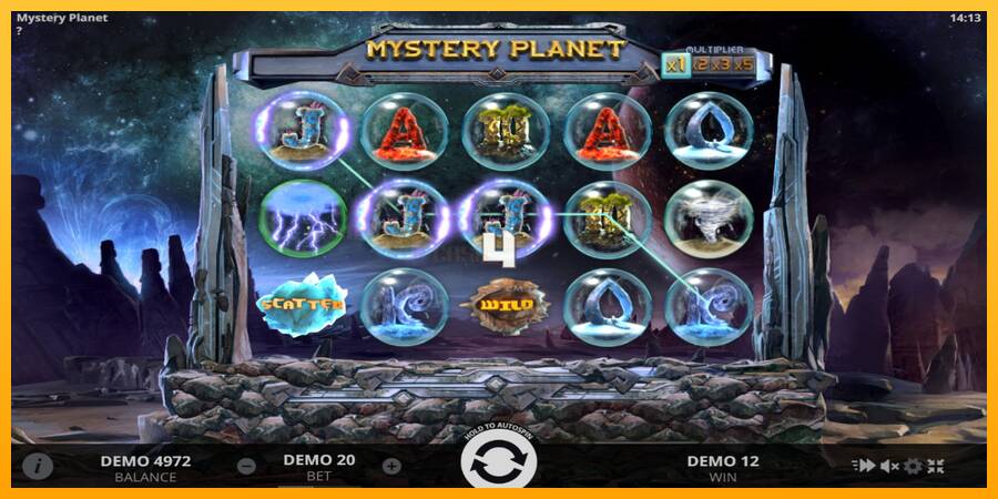 Mystery Planet игрална машина за пари, снимка 2