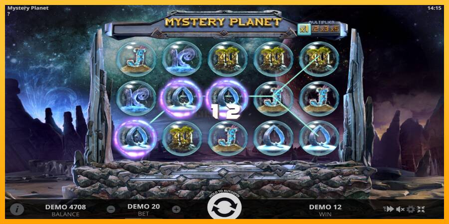 Mystery Planet игрална машина за пари, снимка 4