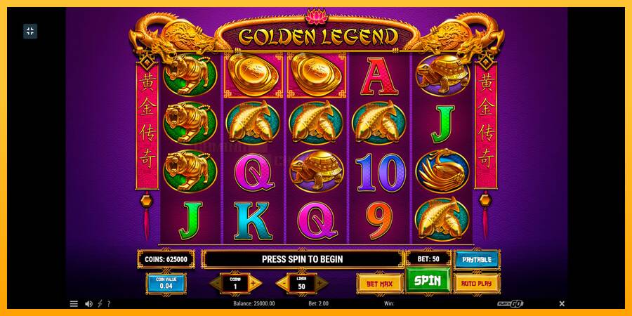 Golden Legend игрална машина за пари, снимка 1