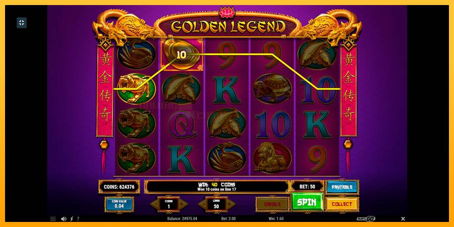 Golden Legend игрална машина за пари, снимка 4