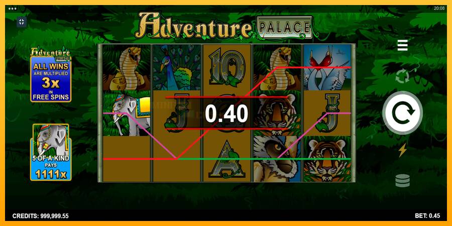 Adventure Palace игрална машина за пари, снимка 2