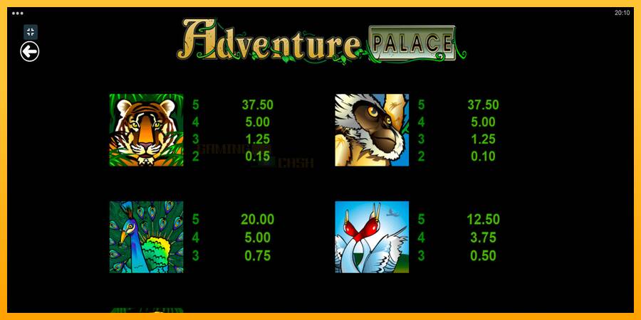 Adventure Palace игрална машина за пари, снимка 7