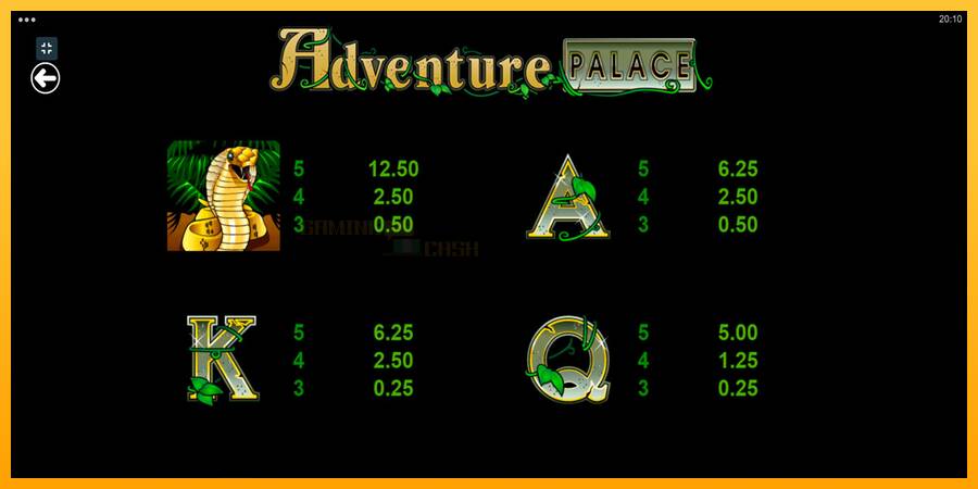 Adventure Palace игрална машина за пари, снимка 8