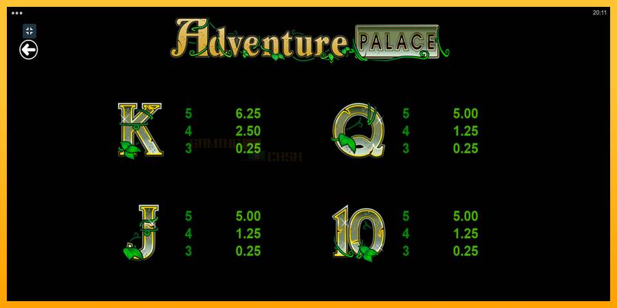 Adventure Palace игрална машина за пари, снимка 9