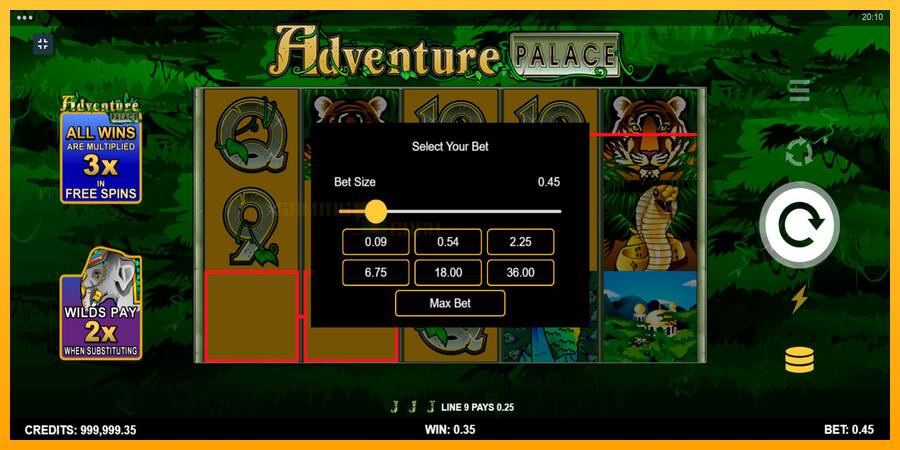 Adventure Palace игрална машина за пари, снимка 10