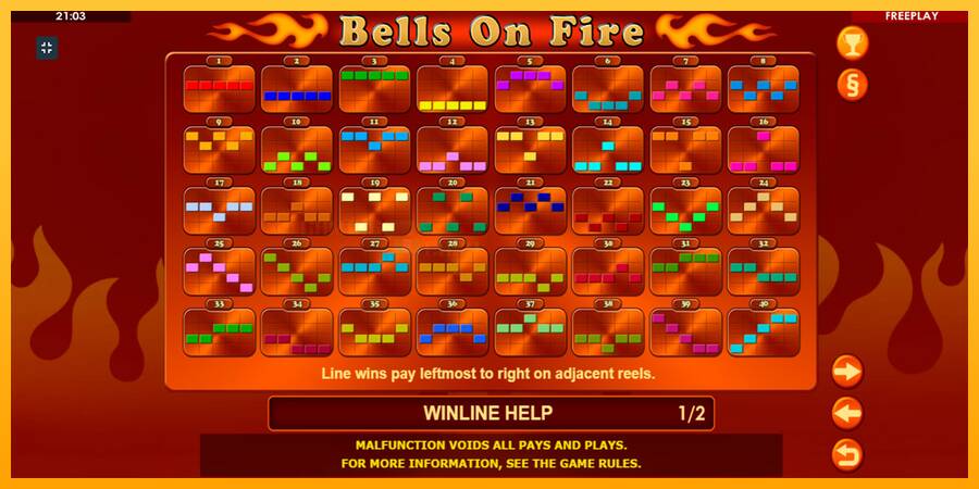 Bells on Fire игрална машина за пари, снимка 9