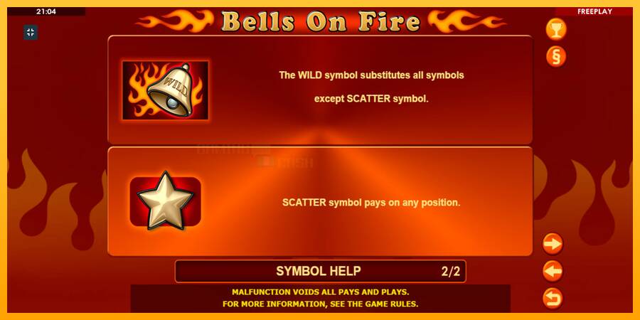 Bells on Fire игрална машина за пари, снимка 10