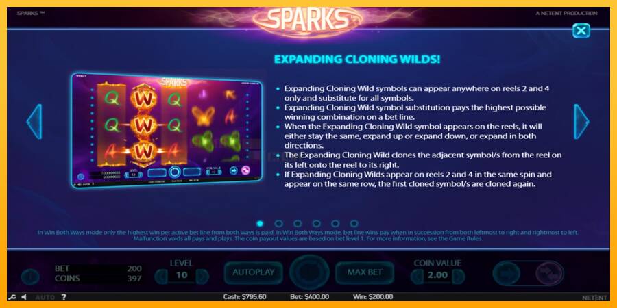 Sparks игрална машина за пари, снимка 4