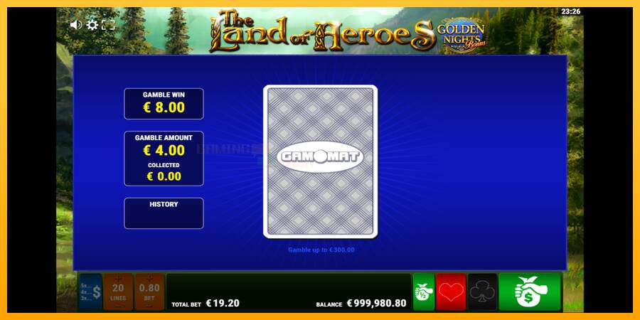 The Land of Heroes Golden Nights игрална машина за пари, снимка 4