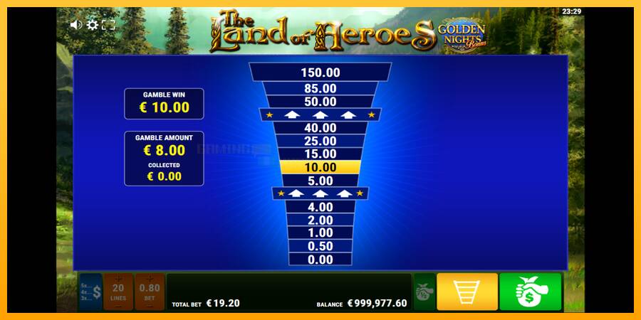 The Land of Heroes Golden Nights игрална машина за пари, снимка 6