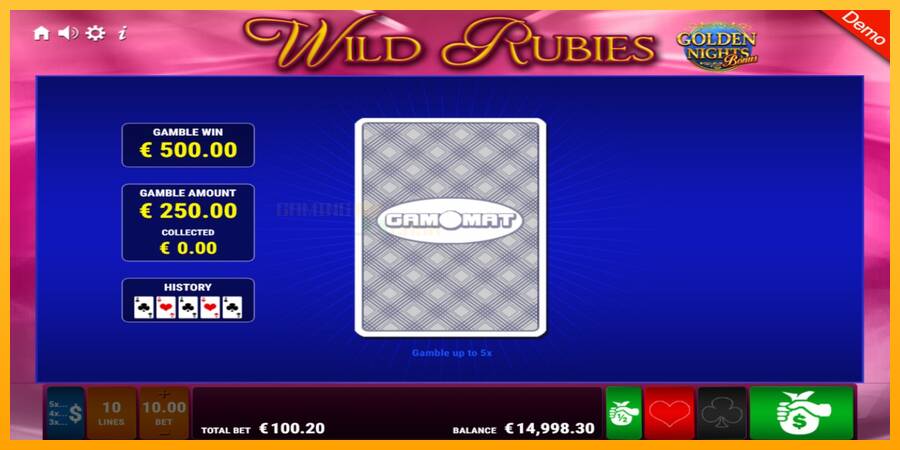 Wild Rubies Golden Nights игрална машина за пари, снимка 9